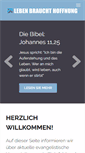 Mobile Screenshot of leben-braucht-hoffnung.de